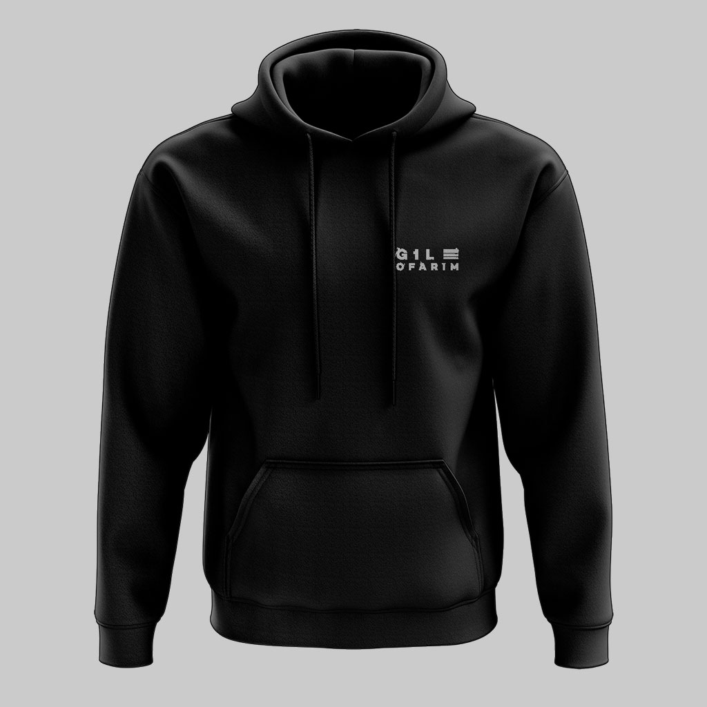 Gil Ofarim - Hoodie, schwarz ,Logo - Musik-Fanartikel & -Merchandise