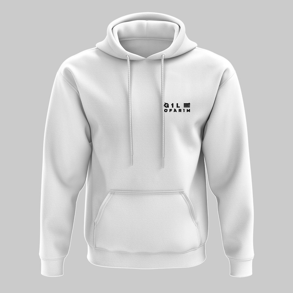 Gil Ofarim - Hoodie, weiß ,Logo - Musik-Fanartikel & -Merchandise