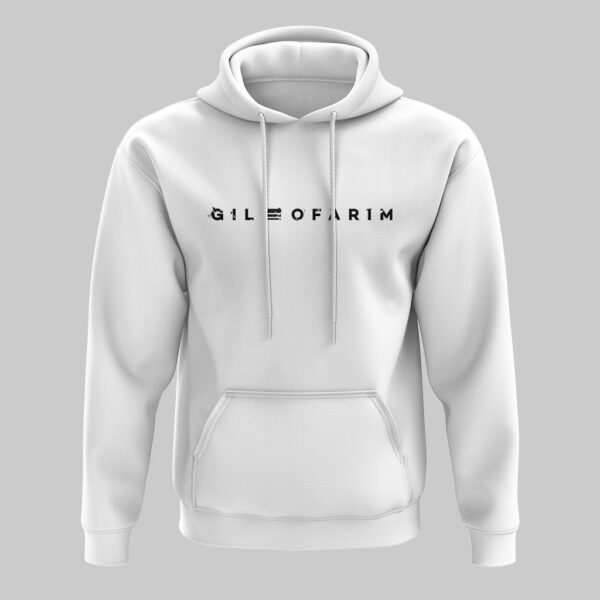 Gil Ofarim - Hoodie, weiß ,Logo - Musik-Fanartikel & -Merchandise
