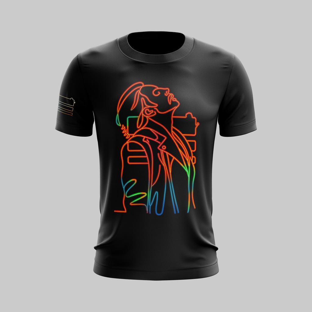 T-Shirt - Neon Flow
